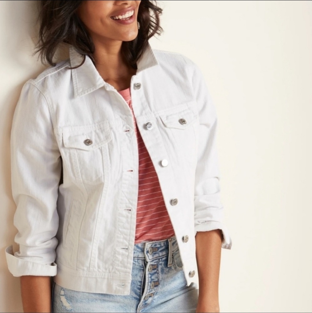 White Jean jacket